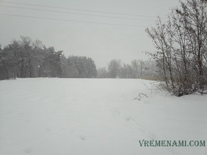 снежная зима 2013