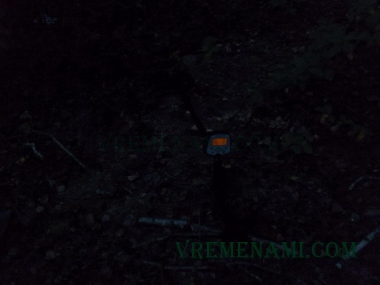 ночной снимок копа