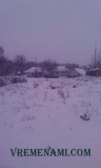 заснеженная деревня