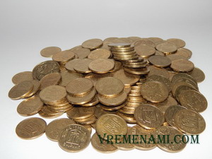 187 штук монет номиналом 1 гривна