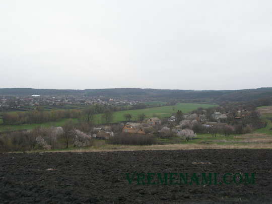 районный центр на черкащине. Вид с пагорба